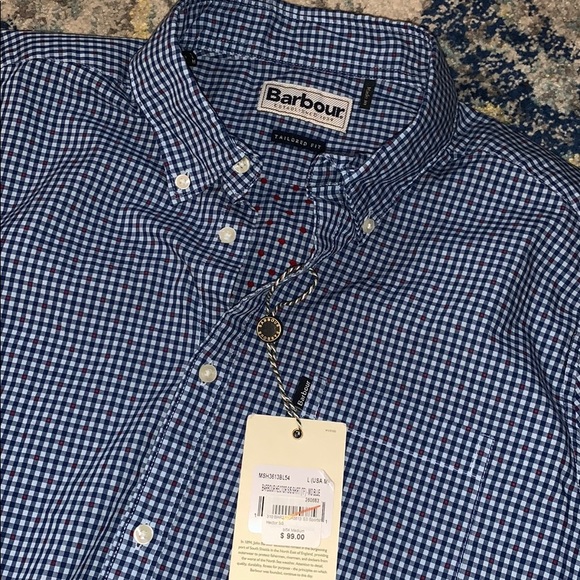 Barbour Short Sleeve Tailored Button Down - Picture 3 of 4